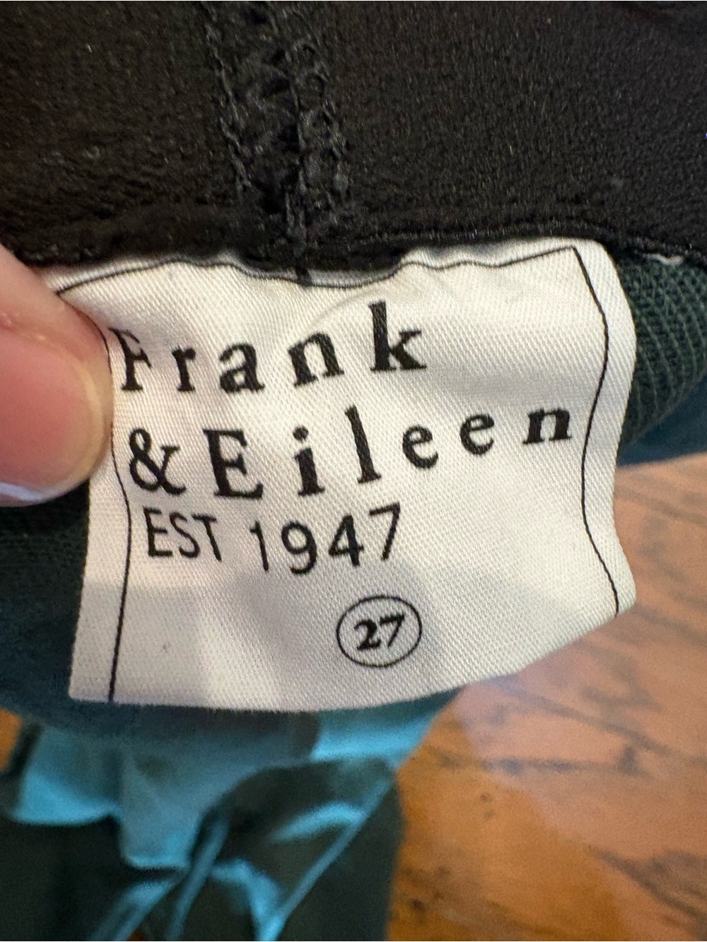 Frank & Eileen Illusion Pants Green View 5